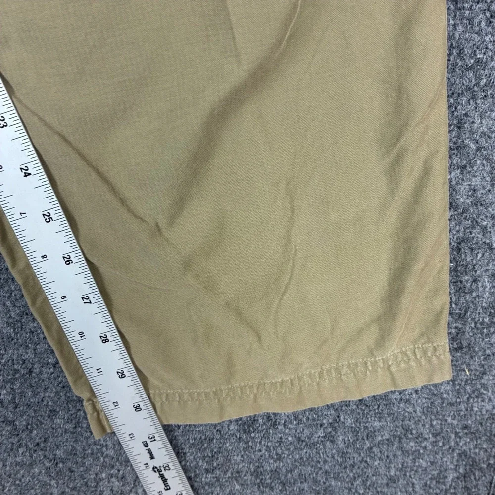 Horny Toad Mens Size 36x31 Khaki Herringbone Chino Pants Cotton Nylon Outdoor